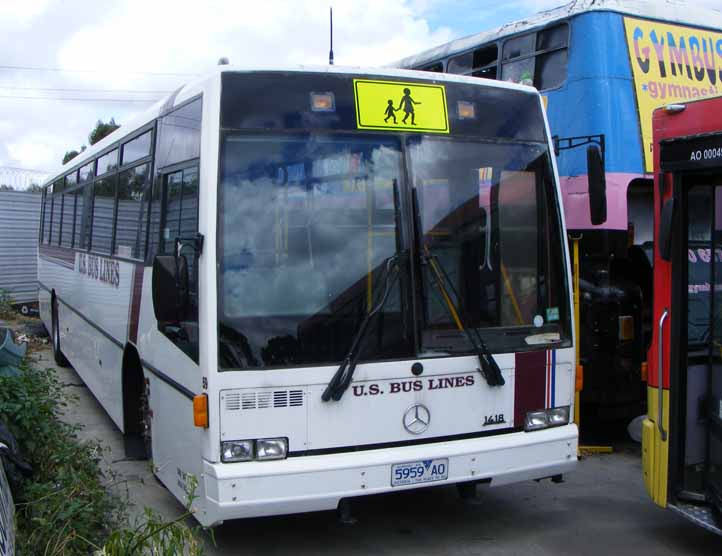US Buslines Mercedes OH1418 Austral Denning Metroliner 59